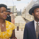 Danielle Deadwyler (left) as Mamie Till-Mobley and Jalyn Hall (right) as Emmett Till in Till